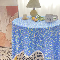 Lace tablecloth in velvet floral vintage pastoral book tablecloth  Yar3445