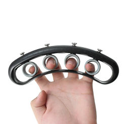 Flatsons KZ-01 Universal Finger Trainer Expander Finger Exerciser for Piano Guitar Hand Correction Tool Finger Strength Trainer
