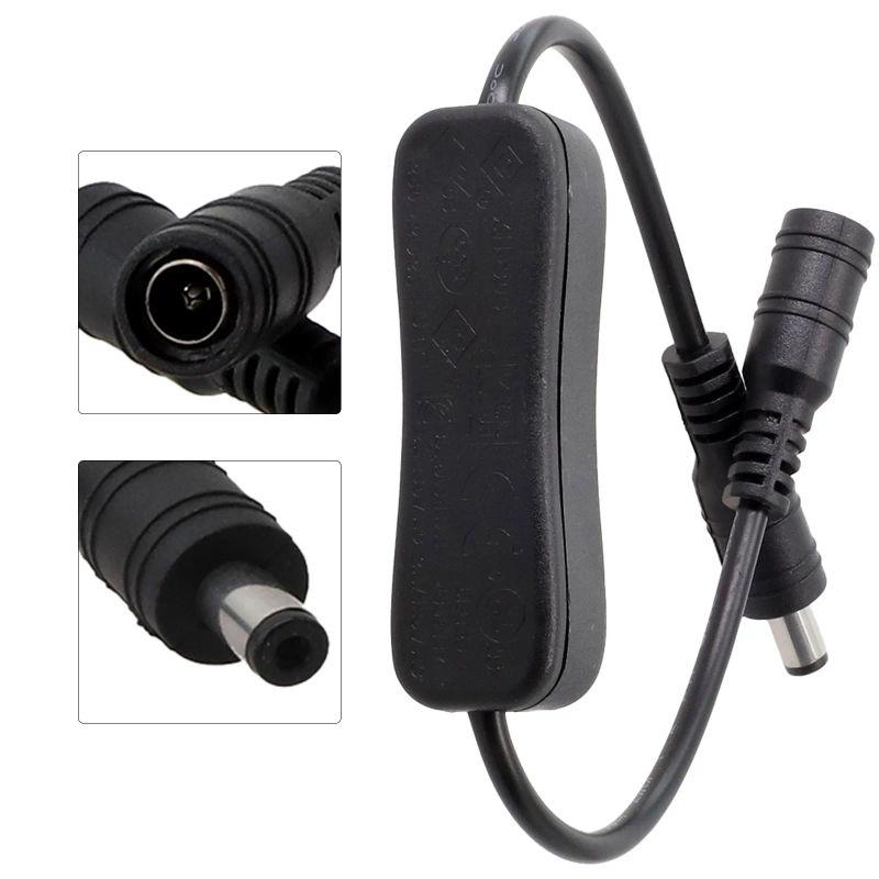 Description Picture 3 of itemRocker Switch Switch For LED Inline On/Off Lighting Parts Physical Rocker Switch 30cm 5.5 Mm X 2.1 Mm Accessories