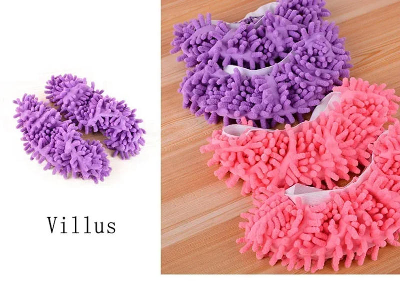 Description Picture 5 of itemFloor Dust Microfiber Cleaning Slipper Lazy Shoes Cover Mop Slipper Home Cloth Clean Shoe Cover Mophead Overshoes Cleaning Tools