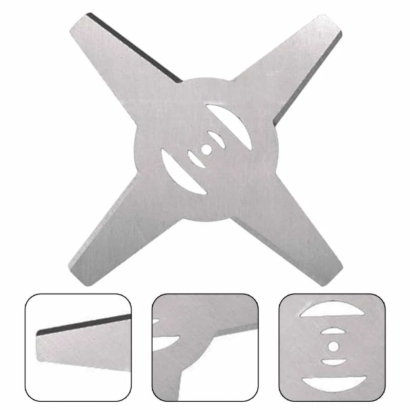 Description Picture 6 of item1x Lawn Mower Saw Blade For Garden Power Tools Lithium Battery Brushcutter Silver Blade Replacement Spare Parts