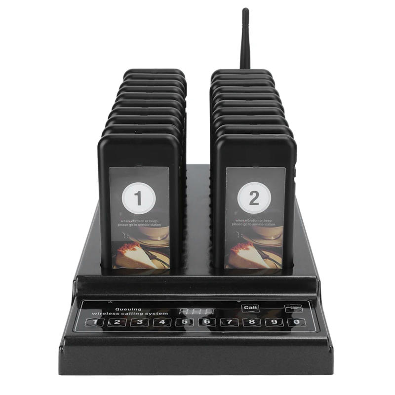 Description Picture 6 of itemSU-68Z Pager Wireless Calling System Queuing Guest Paging System 999‑Channel Restaurant Pager 110-240V