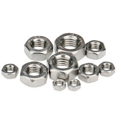50/20/10pcs M3 M5 DIN 934 Hex Nut 304 Stainless Steel s Hexagon  M2 M2.5 M4 M6 M8  M10 Screw Cap Lock Bolt Metric thread