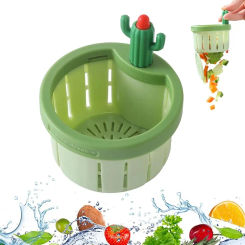 Cactus Kitchen Sink Creative Drainage Strainer Leak-proof Easy-to-Clean Food Waste Collection Plug Multi-Function Filter Basket