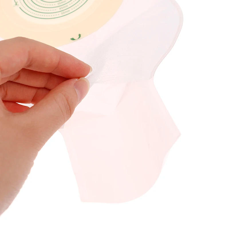 Description Picture 2 of item10pc Ostomy Bags, 3pc Ostomy Bags Clip, 1sheet Sticker System Colostomy Bag Disposable Ostomy Drainable Pouch Clip Set