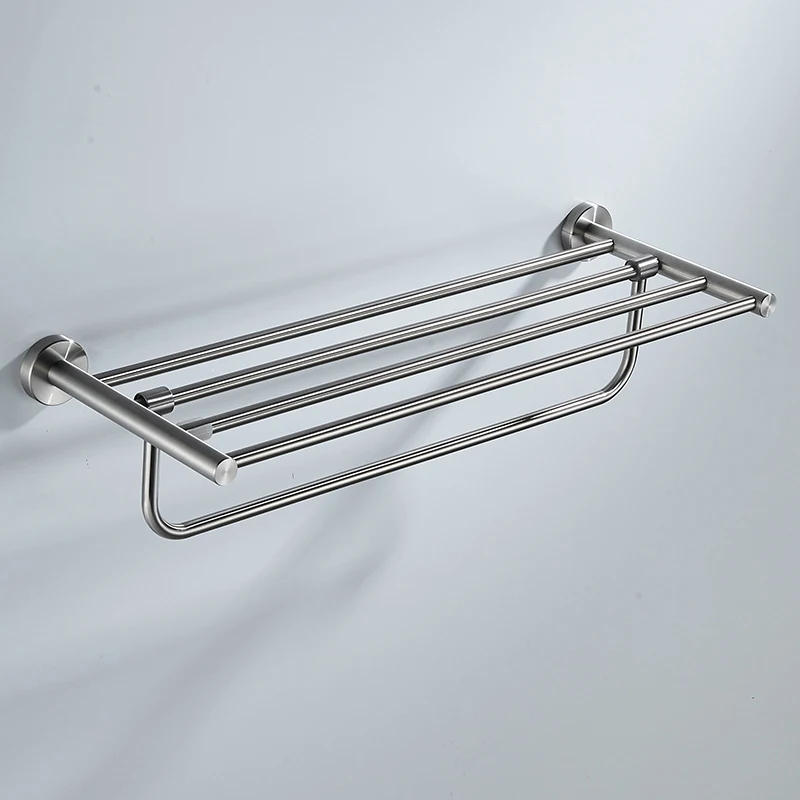 Description Picture 6 of item304SUS Towel rack Four poles Wall-Mounted Bathroom Item Shelf Suitable for Shower Rooms Bathroom Accessories