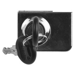 Home Dual Door Lock Hardware Smooth Zinc Alloy 48* 35mm Convenient Delicate Easy To Install Reliable Brand New