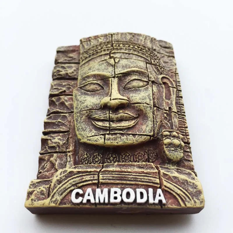 Description Picture 6 of itemCambodia Travelling Fridge Magnetic Stickers Angkor Wat Tourist Souvenirs Fridge Magnets Home Decor Message Board Stickers