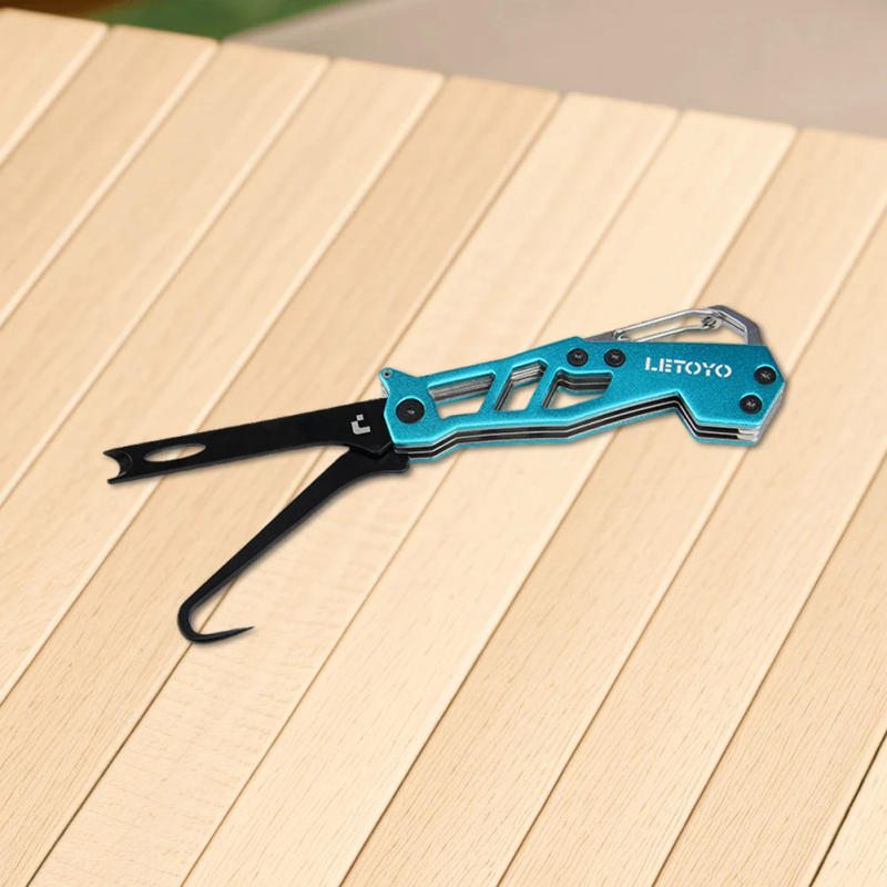 Description Picture 4 of item2 in 1 Squid Nerve Cord Cut Fishing Tools Correct Squid Jig Hook Stainless Steel Squid Knife for Webfoot Octopus Cuttlefish