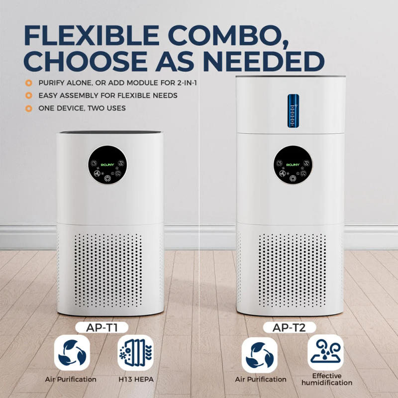 Description Picture 6 of item2-in-1 Air Purifier and Humidifier with H13 True HEPA Filter Suitable for People with Allergies and Pet Families, White