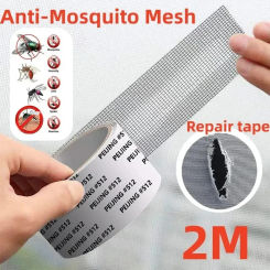 1PC Easy-to-Apply Waterproof Window Screen Repair Tape – Keep Mosquitoes Out with Our Anti-Insect, Self-Adhesive Mesh Patch
