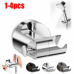 1-4Pcs Self-adhesive Adjustable Shower Head Support ABS Universal Suction Cup Holder Strong Load-bearing Shower Head Bracket