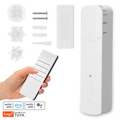 Tu-ya WIFI Smart Electric Curtain Motors Mobile APP Control Remote Control Voice Control Work For Alexa Google Home