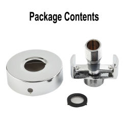 New Intake Pipe Angle Adjustment, Angled Curved Foot Extended Angle Shower Accessory Bath Hardware Sets