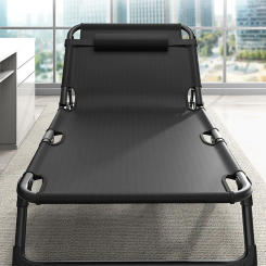 Folding Bed Multifunctional Portable UltraLight Outdoor Camping Bed Reclining Chair Self Driving Trip Household CoolMat