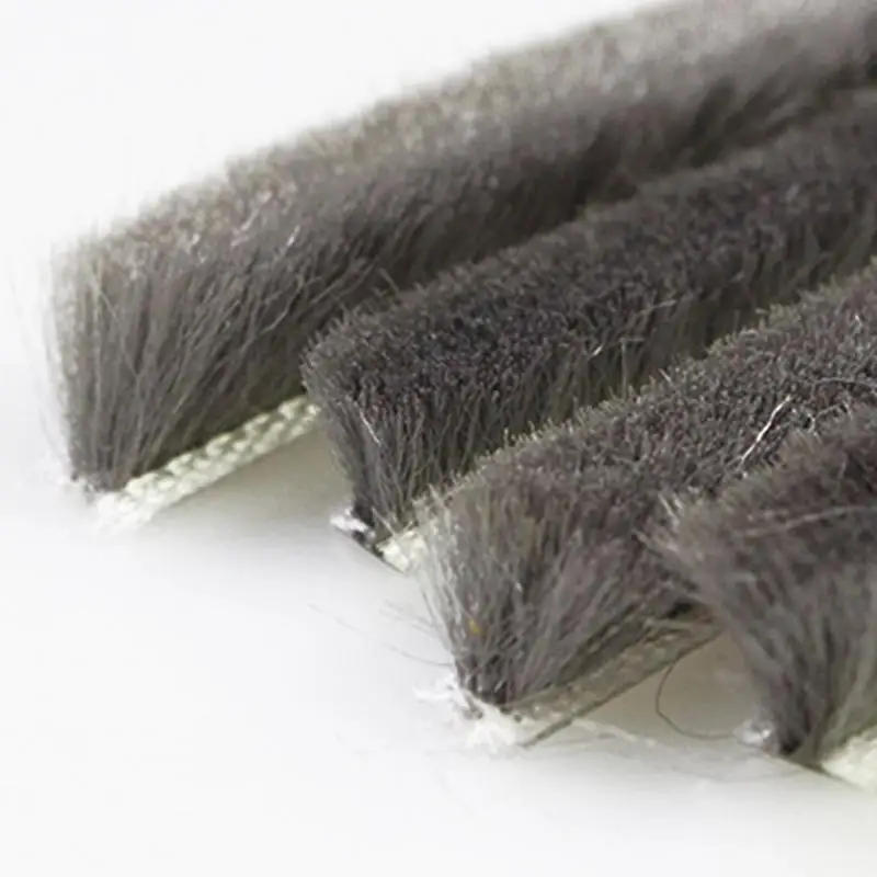 Description Picture 6 of item10M Sliding Door Casement Draught Excluder Brush Pile Seal Strip Weatherstrip 5mmX8mm Soundproof Dustproof Sealing Strip