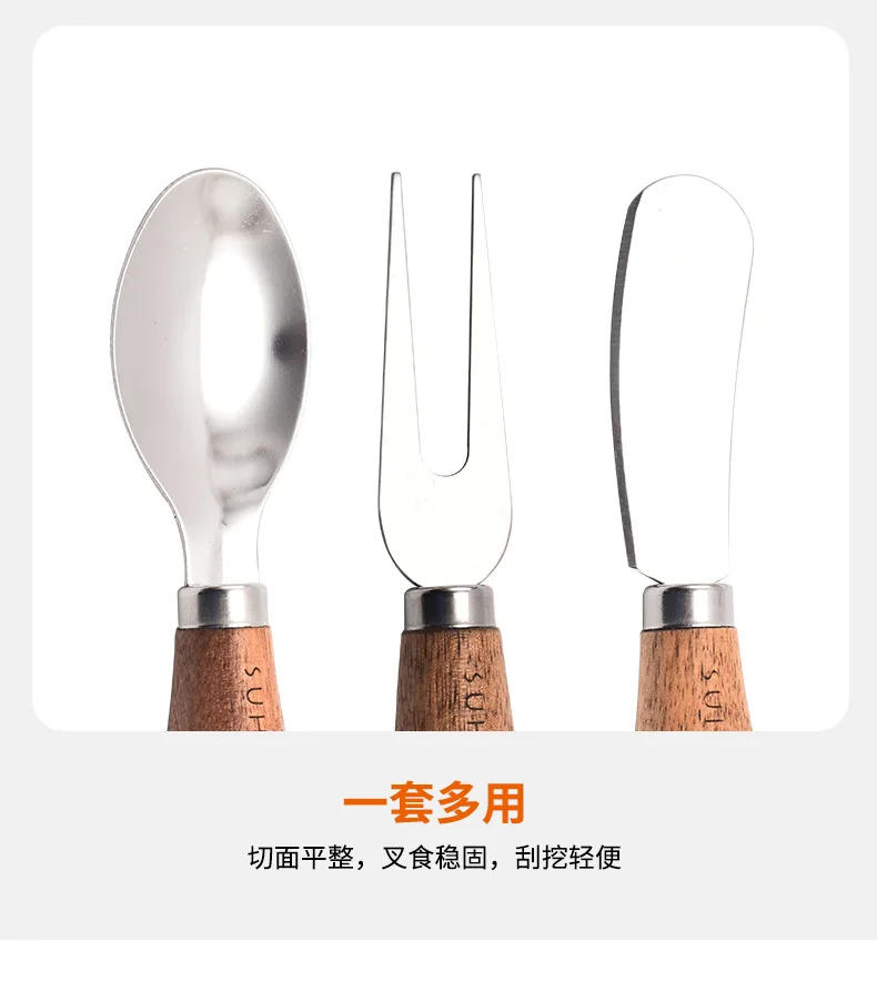Description Picture 6 of itemButter Knife Stainless Steel Cheese Spreaders Cream Dessert Tools Toast Bread Butter Spatula Breakfast Knifes Utensil Cutlery