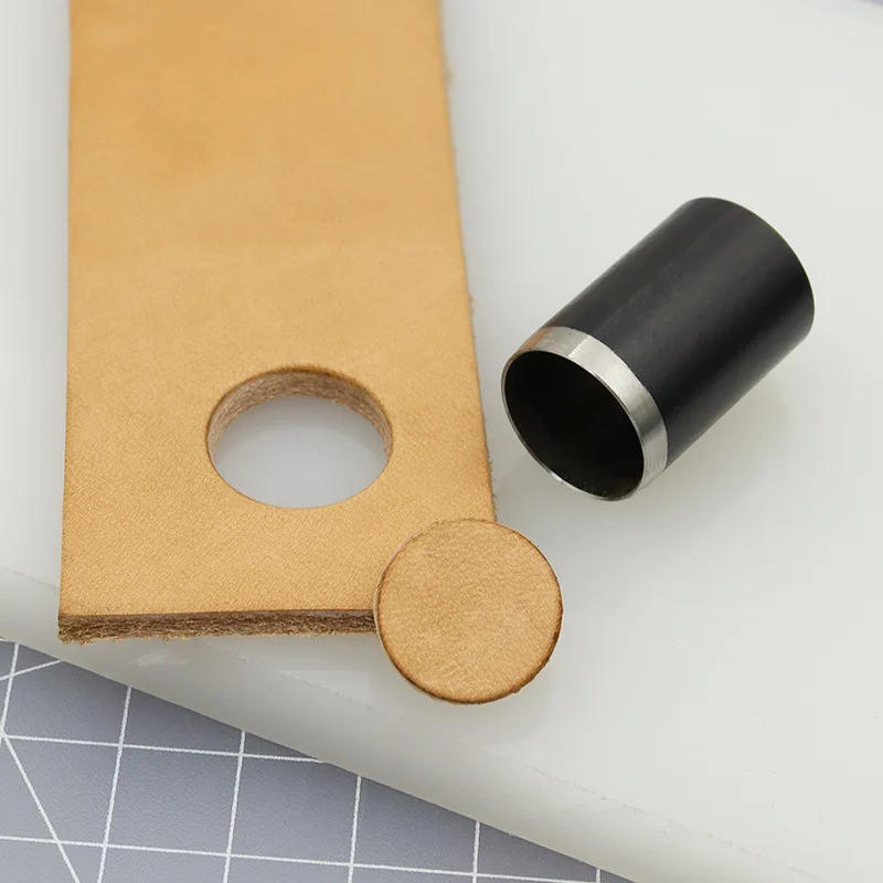 Description Picture 5 of itemLeather Hole Punch Die Round,15pcs One Hole Hollow Punch 1-15 mm High Carbon Steel Circle Cutter Tool