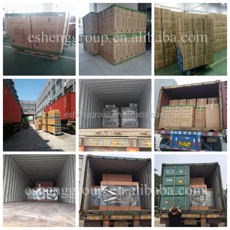 Description Picture 4 of item7500cmh Double Fan Evaporative Air Cooler With Three Side Cooling Pad