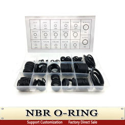 O-Ring Assortment Kit Set Nitrile Rubber High Pressure O-Rings NBR Sealing Kit for Plumbing Automotive and Faucet Repair O-Rings
