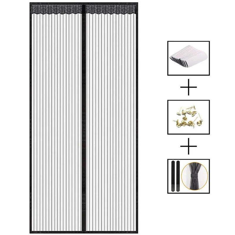 Description Picture 6 of itemMagnetic Mosquito Net for Door Insect and Fly Proof Doors, Windows, and Screens Do Not Require Drilling Invisible Door Automatic