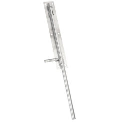 Slide Bolt Latch 38.5cm French Door Lock Door Bolt Lock Slide Gate Cane Bolt  Stainless Steel Door Latch Sliding Lock Safety