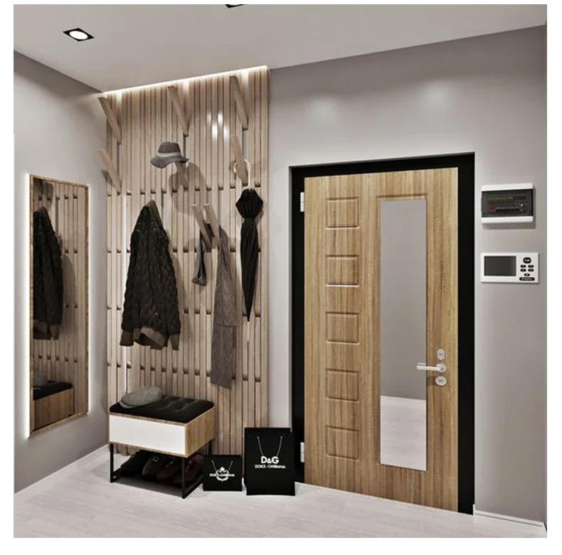 Description Picture 5 of itemLarge Wall Coat Rack Wood Closet Set for Clothes Racks Hanger Shelf Piano Keys Wall Hanger Organizer Dressing Rooms Furniture