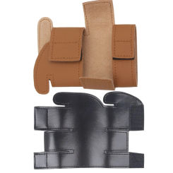 Trumpet Protective Cover Hand Grip Case High Quality Brass Musical Instrument Accessories Soft Leather Cover for Trumpet Valve