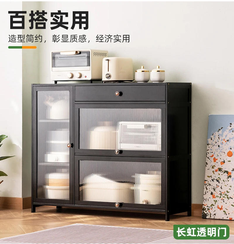 Description Picture 6 of itemAccent Nordic Kitchen Cabinet Sideboard Coffee Exquisite Storage Cabinet Buffet Cupboard Moveis Para Casa Home Furniture CY50KC