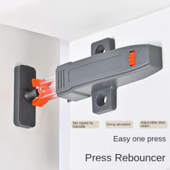 Cabinet Catches Door Stop Closer Damper Buffer Invisible Rebound Device For Wardrobe Furniture Hardware Push Type Catch Latch