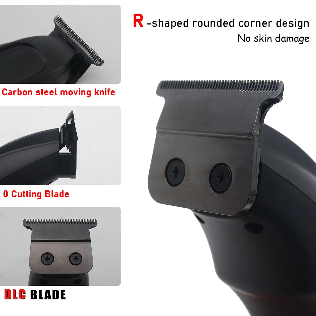 Description Picture 4 of itemHair Clipper Men Professional Kit with LED Display 9000RPM DLC Blade Barber Shop Hair Cutting Machine