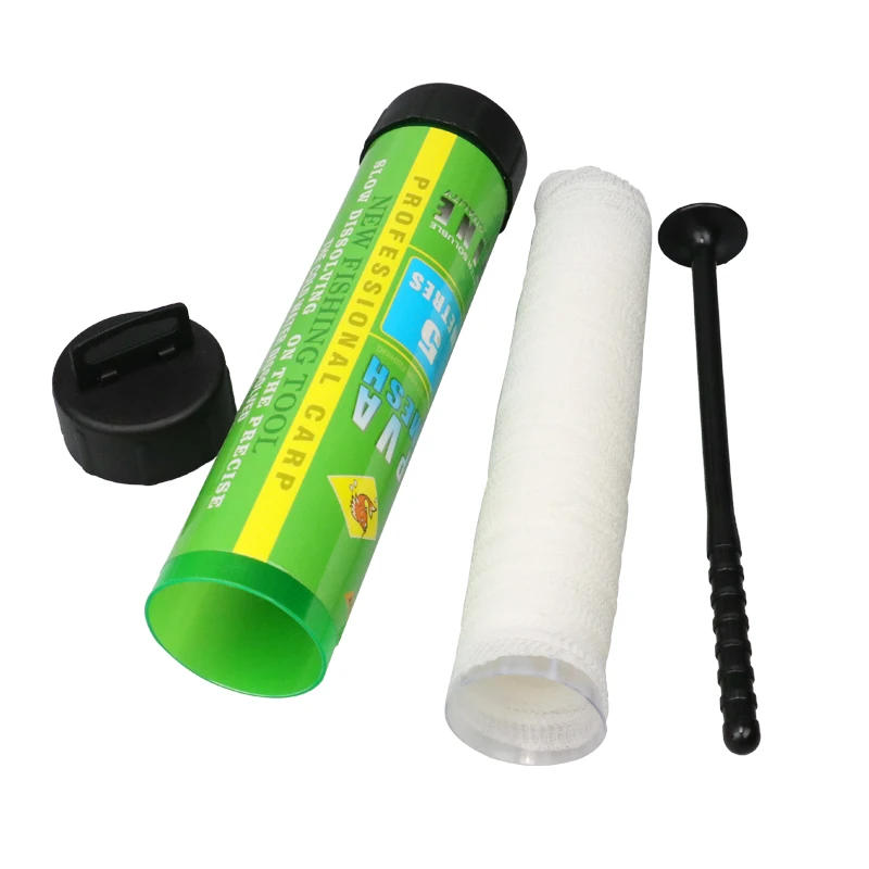 Description Picture 2 of item1PCS 5M Fishing Feeder PVA Water Dissolving Narrow Mesh Tube Net Carp Lures Refill Plunger Bar Tackle Carp Fishing Feeder
