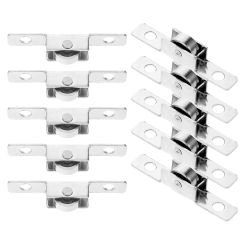 10 Pcs Drawer Glass Wheel Door and Window Pulley 430X090X060CM Iron Sliding Roller