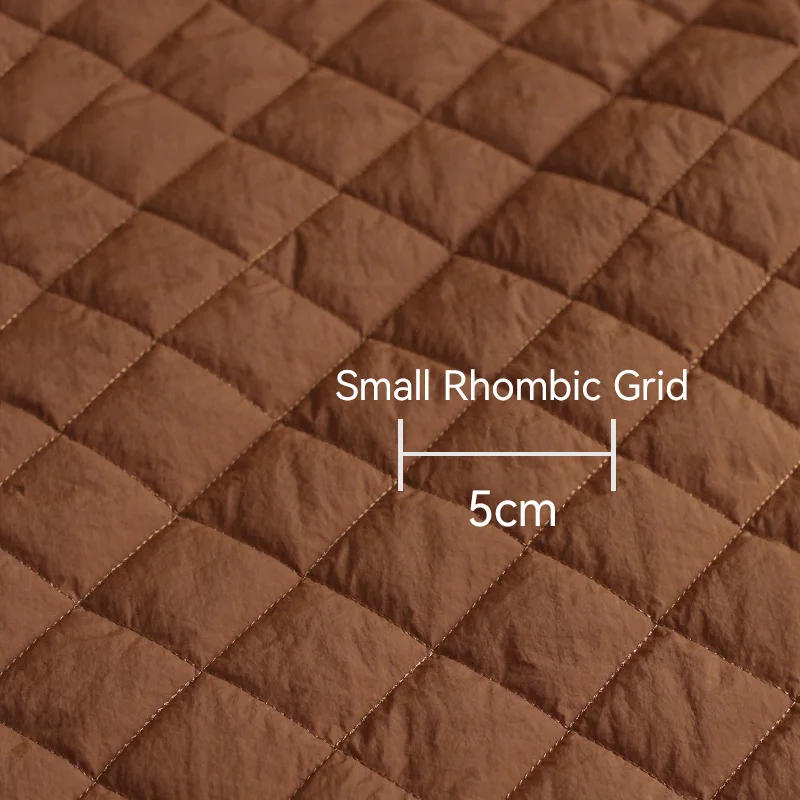 Description Picture 2 of itemQuilted Cotton Linen Diy Sewing Patchwork Fabric Three Layers Cloth for Down Coat Padded Jacket Home Texture Clothing