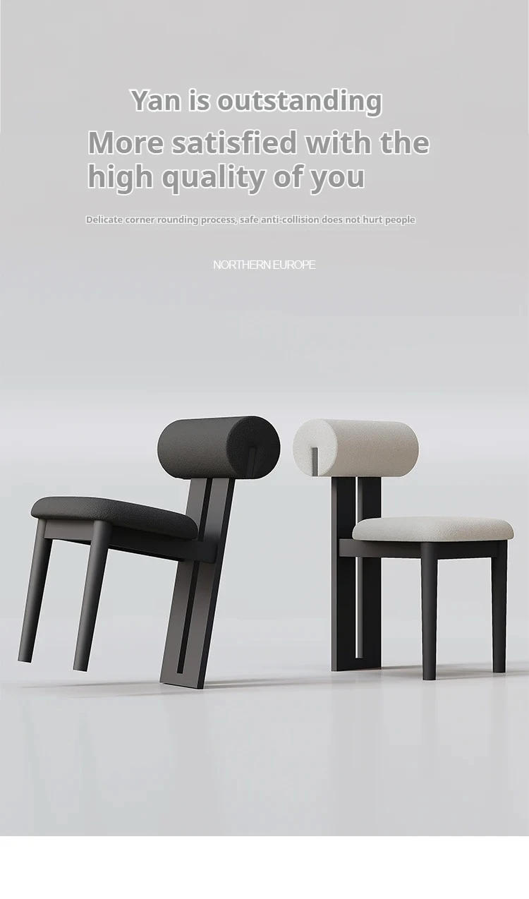 Description Picture 5 of itemDesk Chair Chaise Design Salle Manger Dining Table Kitchen Chairs for Living Room Food Outdoor Modern Sedie Furniture Home