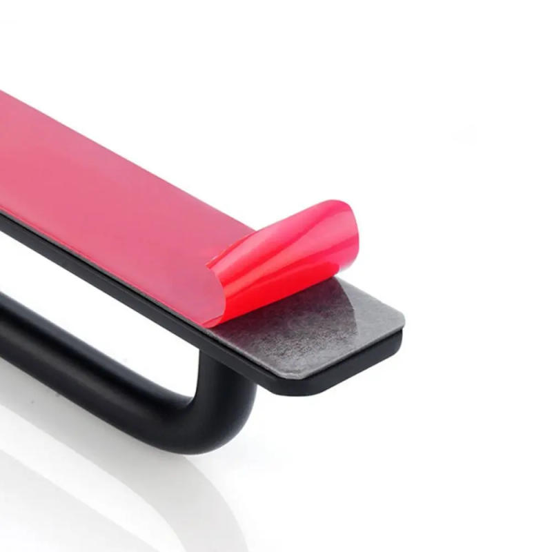 Description Picture 4 of itemPunch-free Door Handle Aluminum Kitchen Cabinet Pulls Self-adhesive Toilet Window Sliding Door Knobs Furniture Hardware Handles