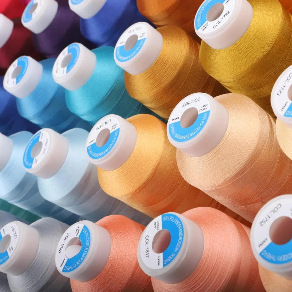 Description Picture 6 of itemReal 120D/2 High Tenacity Big Roll 4000m Colors Polyester Embroidery Thread for Machine Use 80 Colors to Choose