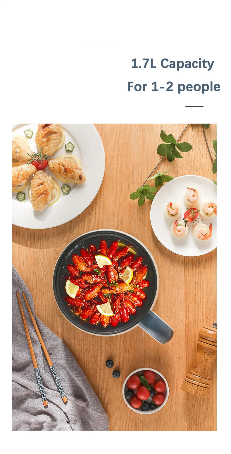 Description Picture 4 of itemMultifunctional Electric Rice Cooking Machine Household cook porridge soup Cooking Hot Pot Non-stick Pan Student Dormitory