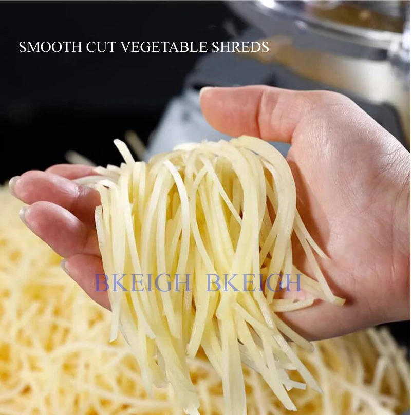 Description Picture 4 of itemElectric Vegetable Cutter Commercial Multifunctional Automatic Fruit and Vegetable Slicer and Shredder Potato Radish Slicer