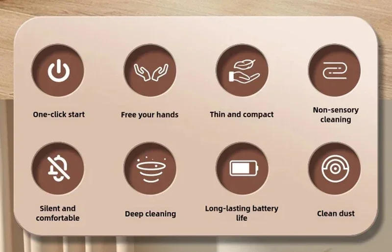 Description Picture 3 of item4000Pa Smart Sweeping Robot Double-turn Silent Vacuum Cleaner Sweep Mop Brush 3-in-1 Multi-function Home Cleaning Machine