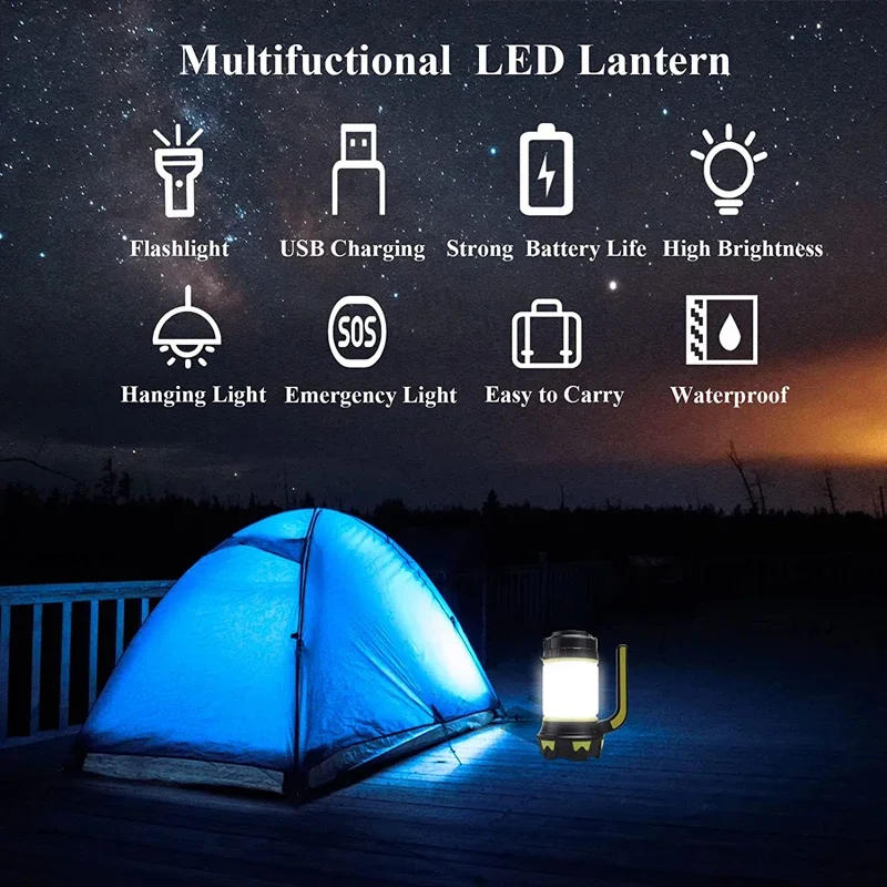 Description Picture 5 of itemUltra Bright and Far Away LED light Source Waterproof USB Charging Emergency Alarm Outdoor Long Endurance Camping Portable Light