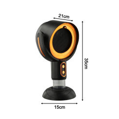 Portable USB Powered Kitchen Exhaust Fan with 3000mAh Battery Capacity Designed to Minimize Smoke Diffusion While Cooking
