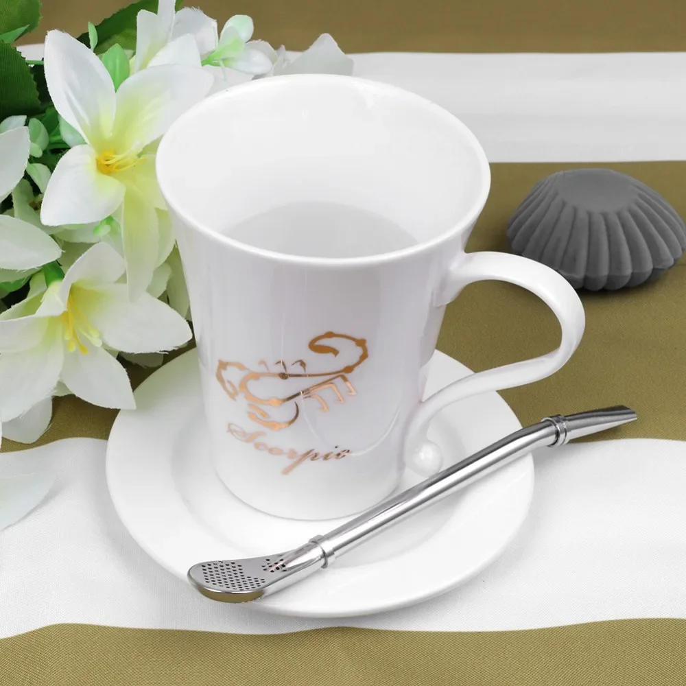 Description Picture 5 of itemStainless Steel Drinking Straw Tea Filter Handmade Yerba Mate Tea Strainer Gourd Washable Drinking Straws Tea Tool