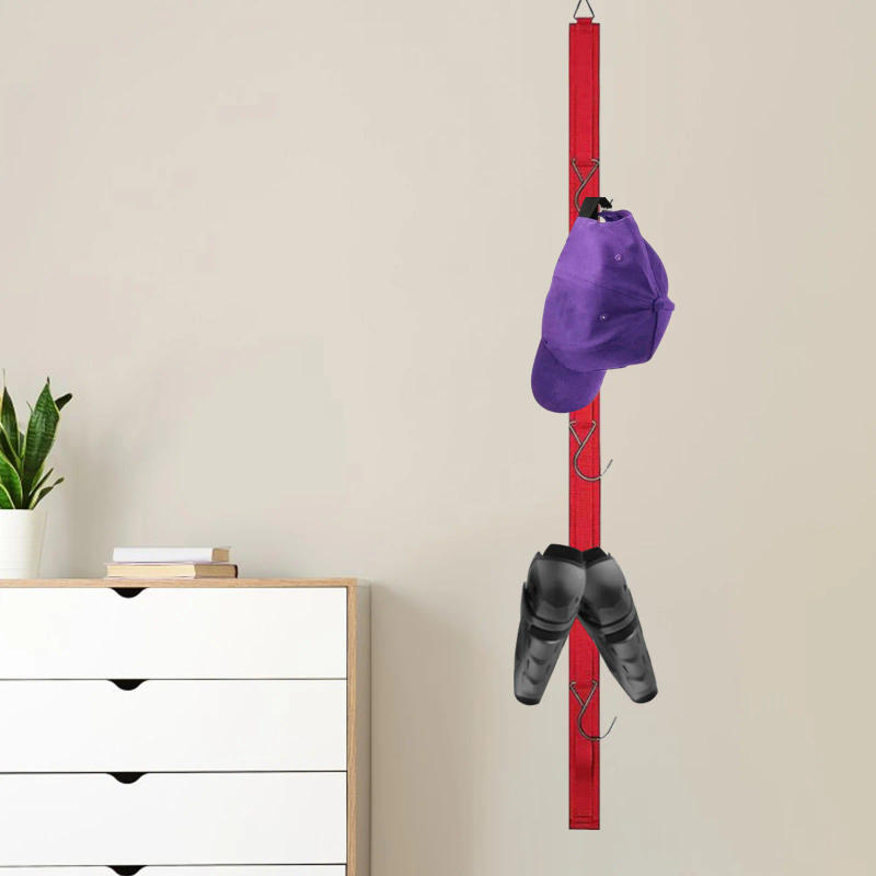 Description Picture 3 of itemHockey Hanger Hockey Gifts Lightweight Hanging 5 Hooks Hockey Equipment Drying Rack for Ice Hockey Skating Football Home Travel