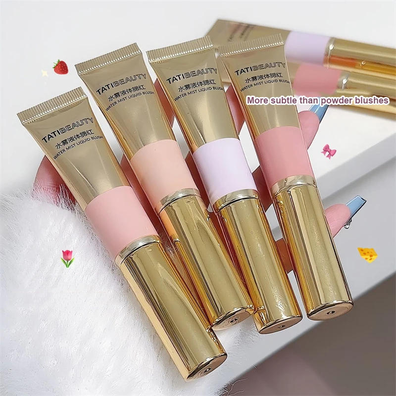 Description Picture 3 of itemLiquid Blush Velvet Matte Blusher Face Pigment Lasting Beauty Natural Cream Cheek Tint Pink Peach Blush Korean Makeup Cosmetics