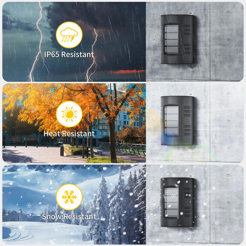 Description Picture 5 of itemOutdoor Solar Courtyard Wall Lamp Outdoor Waterproof Wall Washing Lamp Household Villa Wall Lamp Landscape Decoration Spotlight