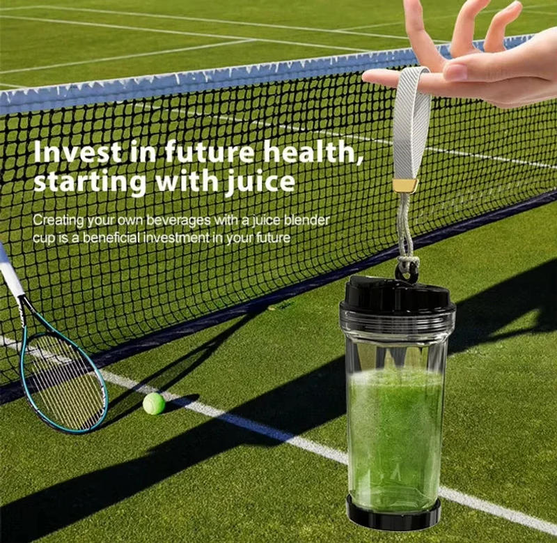 Description Picture 6 of item4000mAh Portable Juicer Dual Purpose Juice Cup 180W USB Outdoor Fresh Fruit Blender 4 Blade Smoothie Juice Cup Blender