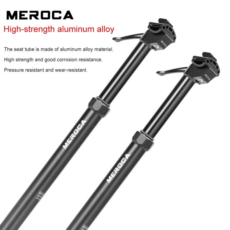 Description Picture 4 of itemMEROCA  Bicycle 30.9 / 31.6mm Manual hydraulic lifting Seatpost  Stroke 100/125mm Mountain Bike Seatpost length 380/445mm