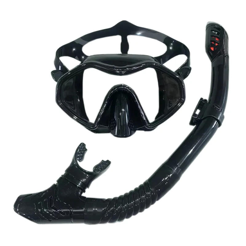 Description Picture 2 of itemQYQ Professional Snorkel Diving Mask and Snorkels Goggles Glasses Diving Swimming Easy Breath Tube Set Snorkel Mask