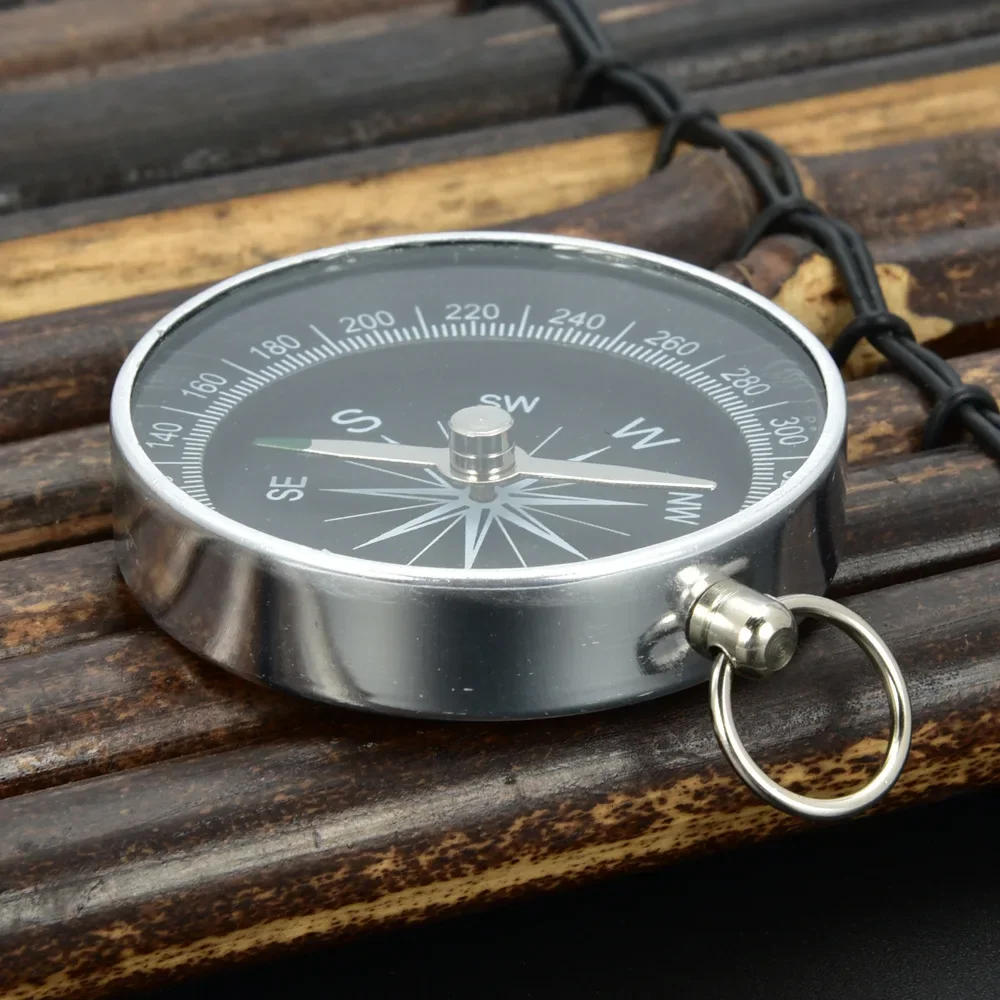 Description Picture 2 of itemCompass Keychain Pendant Aluminum Alloy Portable Gift Mini Pocket Outdoor Adventure Travel Camping Hiking Compass Survival Tools